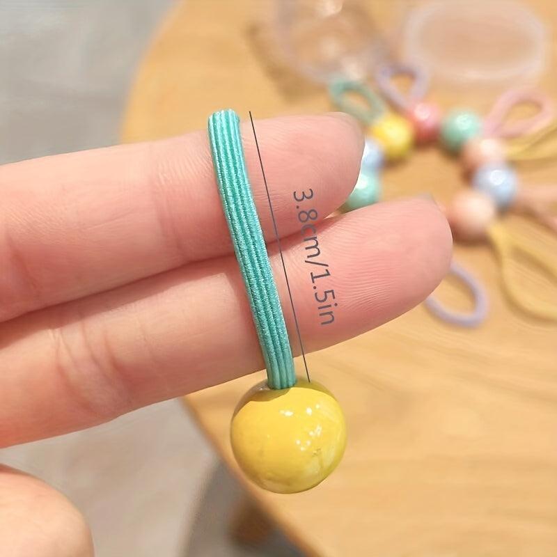 Small Ball Decor Hair Tie Candy Hair Rope Hair Ring Sweet Hair Accessories