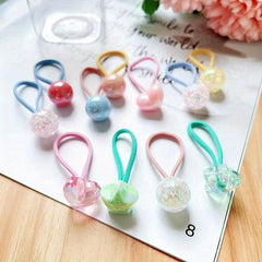 Small Ball Decor Hair Tie Candy Hair Rope Hair Ring Sweet Hair Accessories