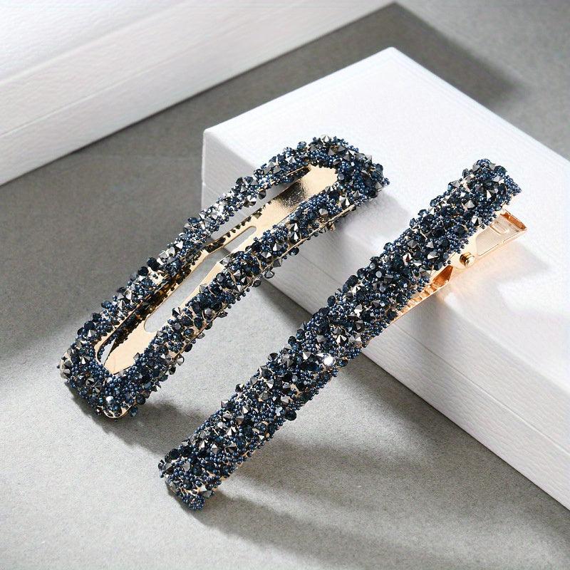 2pcs Geometric Hair Clips for Women Girls