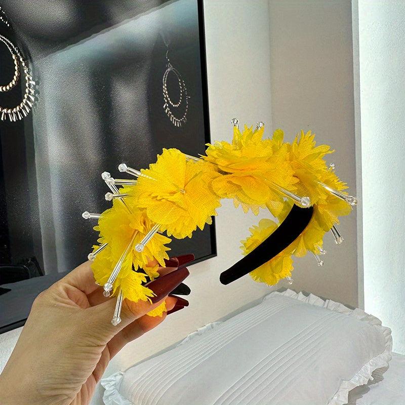 Simulation Flower Headband For Women Girls Headdress Hair Band