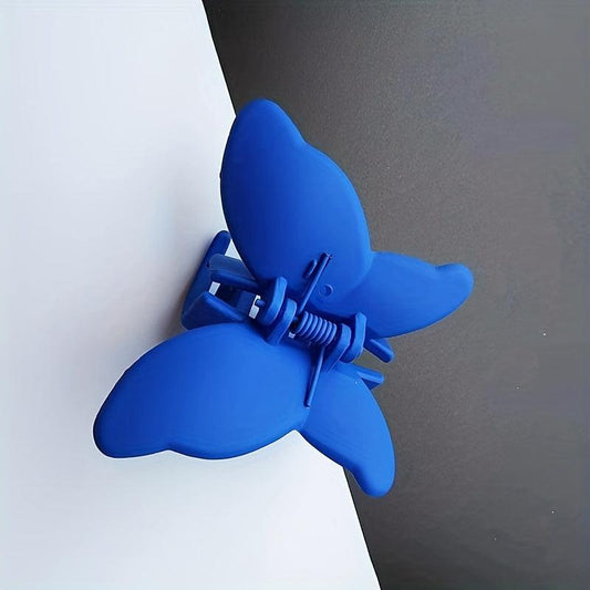4pcs Butterfly Hair Claw Clip Jelly Banana Clip Non Slip Hair Decoration