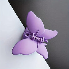 4pcs Butterfly Hair Claw Clip Jelly Banana Clip Non Slip Hair Decoration