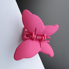 4pcs Butterfly Hair Claw Clip Jelly Banana Clip Non Slip Hair Decoration