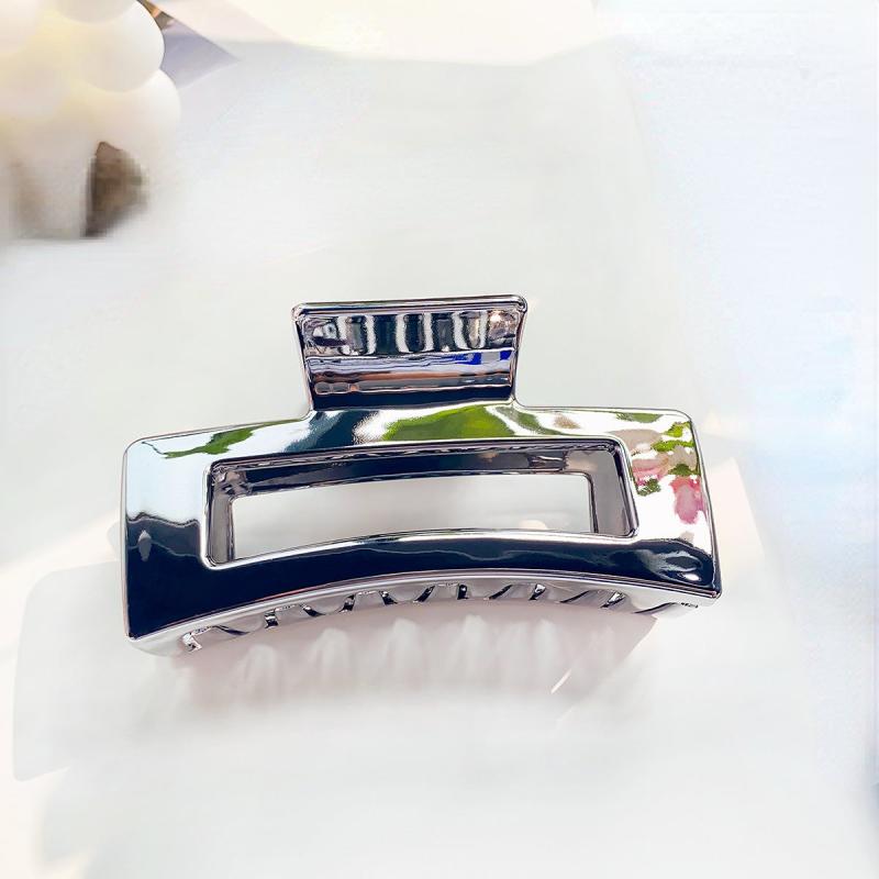 Minimalist Solid Hair Claw Hollow Banana Clip Large Hair Grip