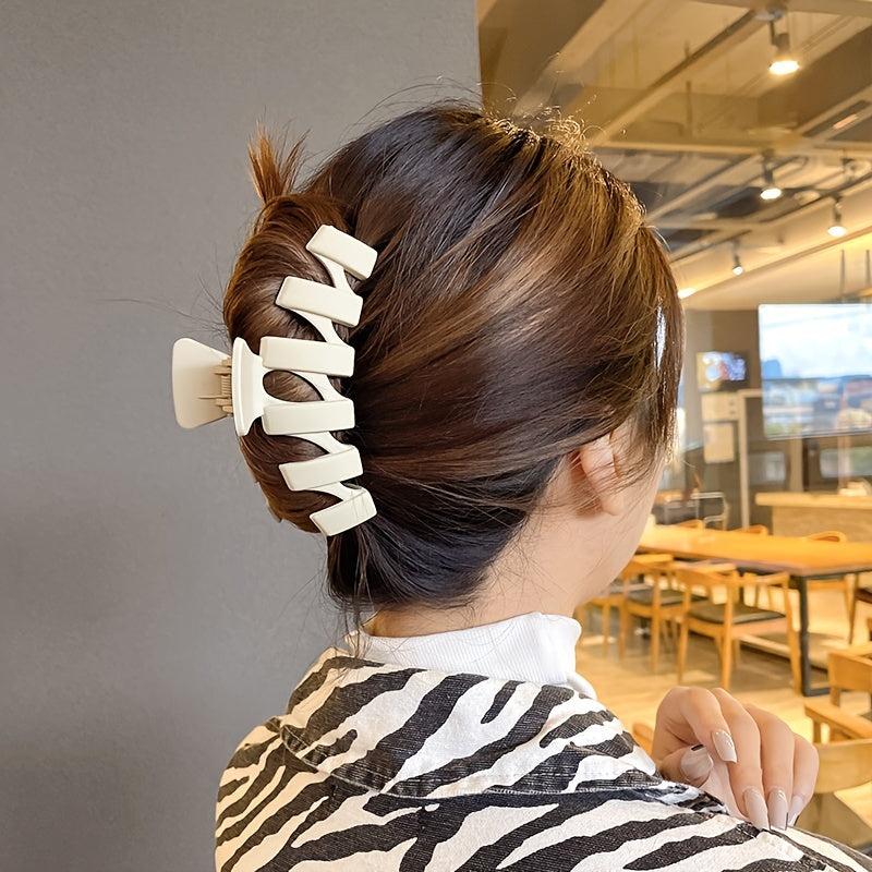 3pcs Large Hair Claw Clips Non Slip Matte Hair Clips Strong Jumbo Claw Clips