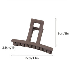 Frosted Hair Claw Clip Hairpin Strong Hold Hair Clip Female Hair Accessories