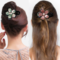 Large Flower Hair Clip Headwear Ponytail Clip