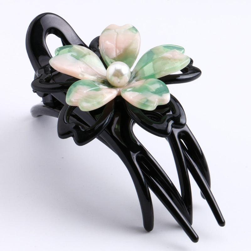Large Flower Hair Clip Headwear Ponytail Clip