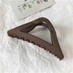Large Hair Claw Clip Matte Triangle Design