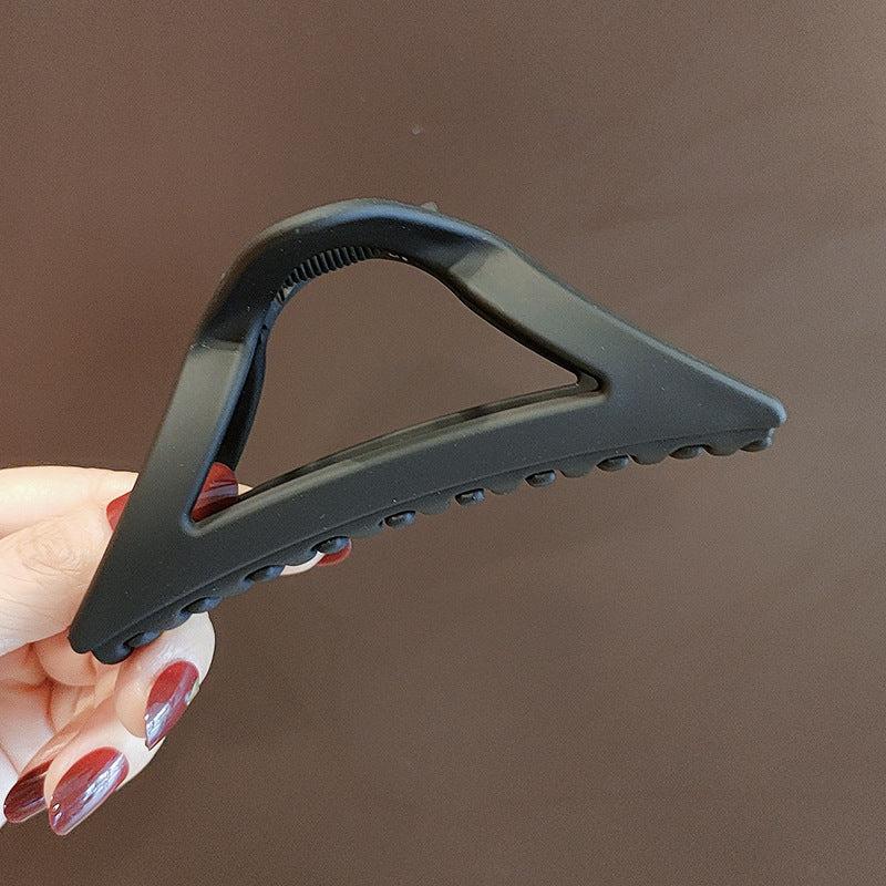 Large Hair Claw Clip Matte Triangle Design