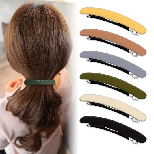 6pcs Colorful Hair Clips for Fine and Medium Thick Hair