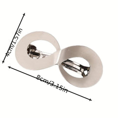8 Shaped Hair Clip Metal French Barrette Hair Accessories
