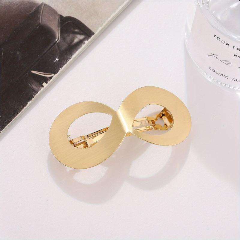 8 Shaped Hair Clip Metal French Barrette Hair Accessories