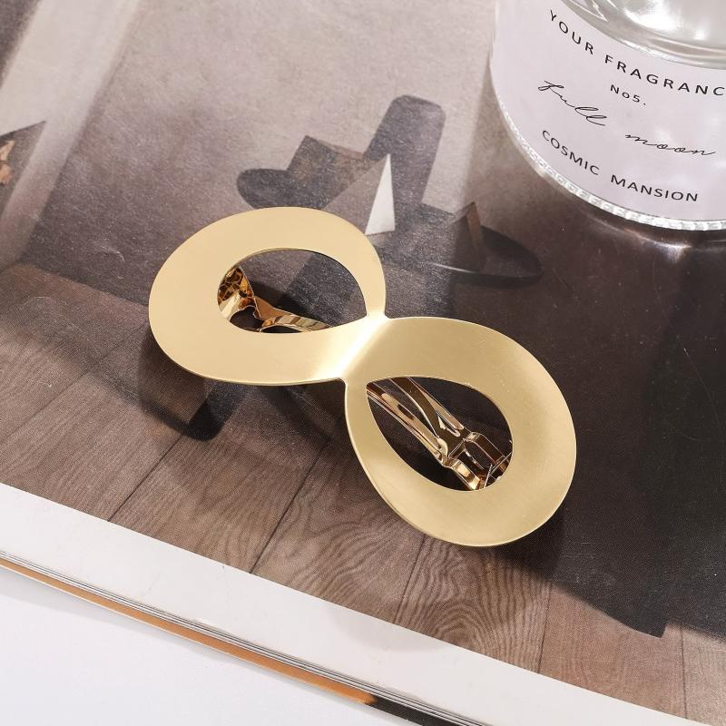 8 Shaped Hair Clip Metal French Barrette Hair Accessories