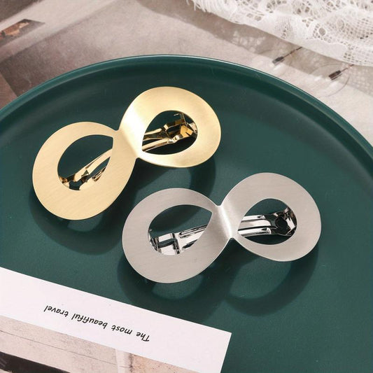 8 Shaped Hair Clip Metal French Barrette Hair Accessories