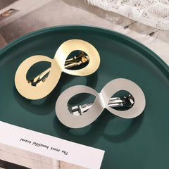8 Shaped Hair Clip Metal French Barrette Hair Accessories