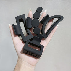 Geometric Hair Claw Clip Nonslip Ponytail Holder