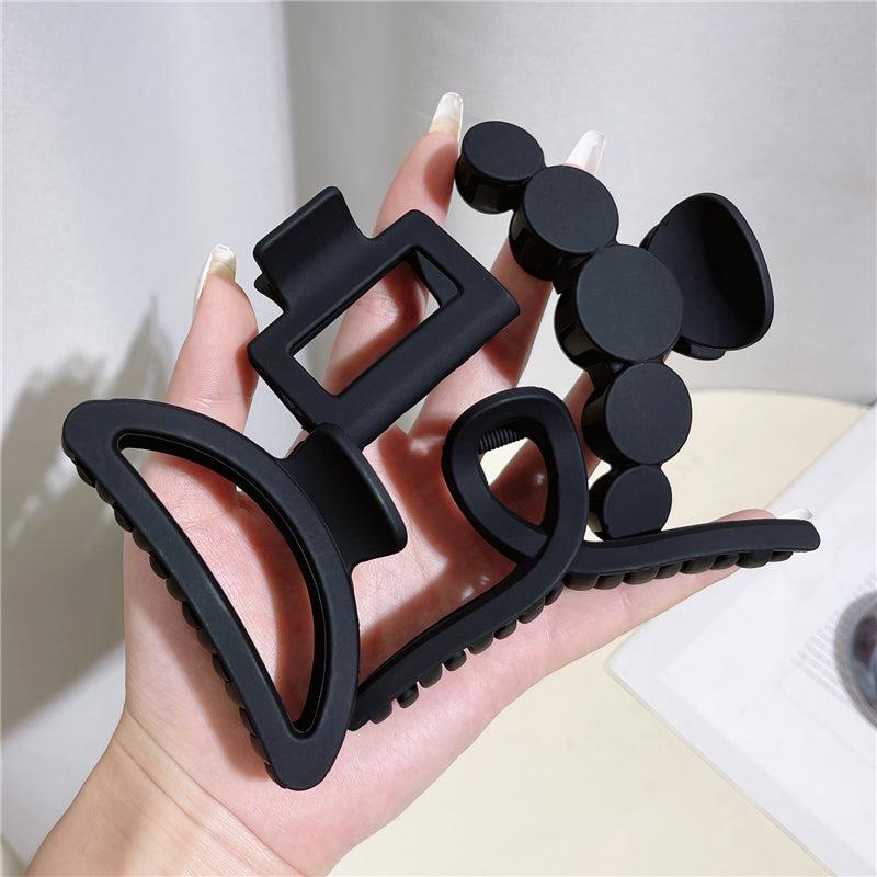 Geometric Hair Claw Clip Nonslip Ponytail Holder