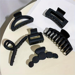 Geometric Hair Claw Clip Nonslip Ponytail Holder