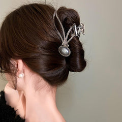Women's Bunny Hair Claw Clips Strong Hold Grip Hair Jaw Clip For Thick Hair