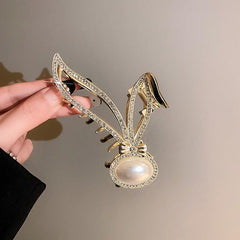 Women's Bunny Hair Claw Clips Strong Hold Grip Hair Jaw Clip For Thick Hair