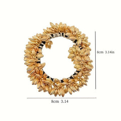 Vintage Ponytail Leather Hair Tie Bun Hair Accessories