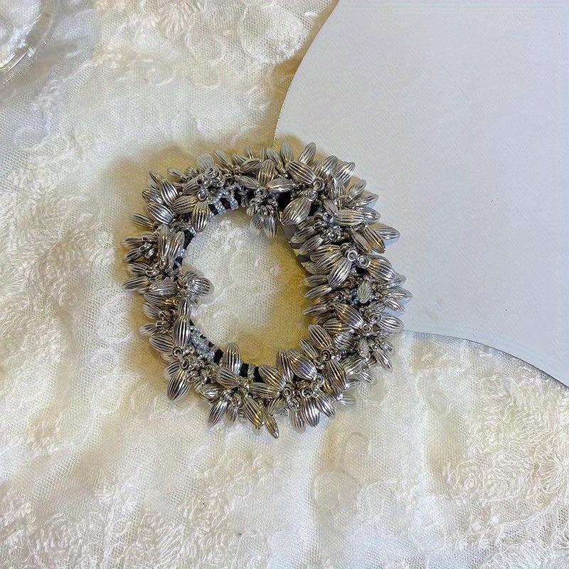 Vintage Ponytail Leather Hair Tie Bun Hair Accessories