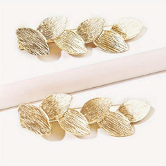 Alloy Leaves Hair Clip Sweet Duck Billed Clip