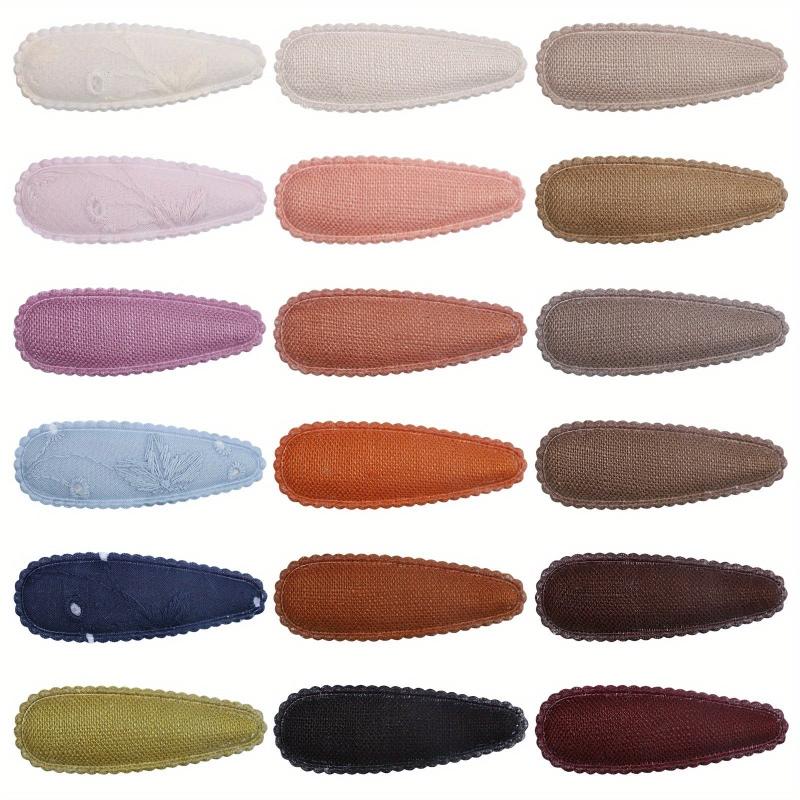 18pcs Plush Hair Clip for Side Bang Braids Girls Hair Clip