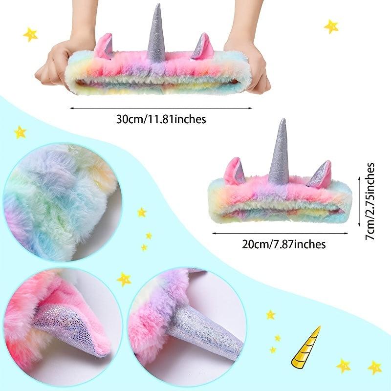 Unicorn Hair Holder Headband Elastic Turban Hair Accessories