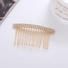 Rhinestone Decor Hair Comb Bridal Wedding Headwear Hair Accessory