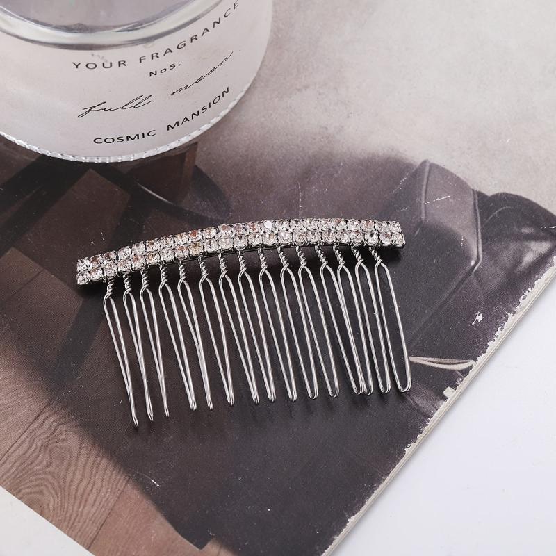 Rhinestone Decor Hair Comb Bridal Wedding Headwear Hair Accessory