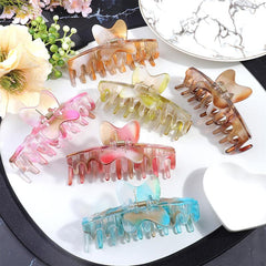 Large Colorful Hair Claws Non-slip Butterfly Clips for Women