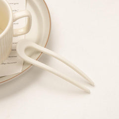 Solid Hairpin U Shaped Hair Pin Ponytail Holder Hair Accessories