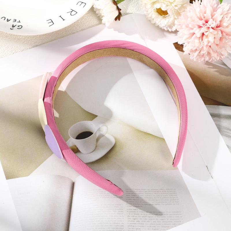 Ethnic Style Wide Headband Colorful Non Slip Hair Accessories