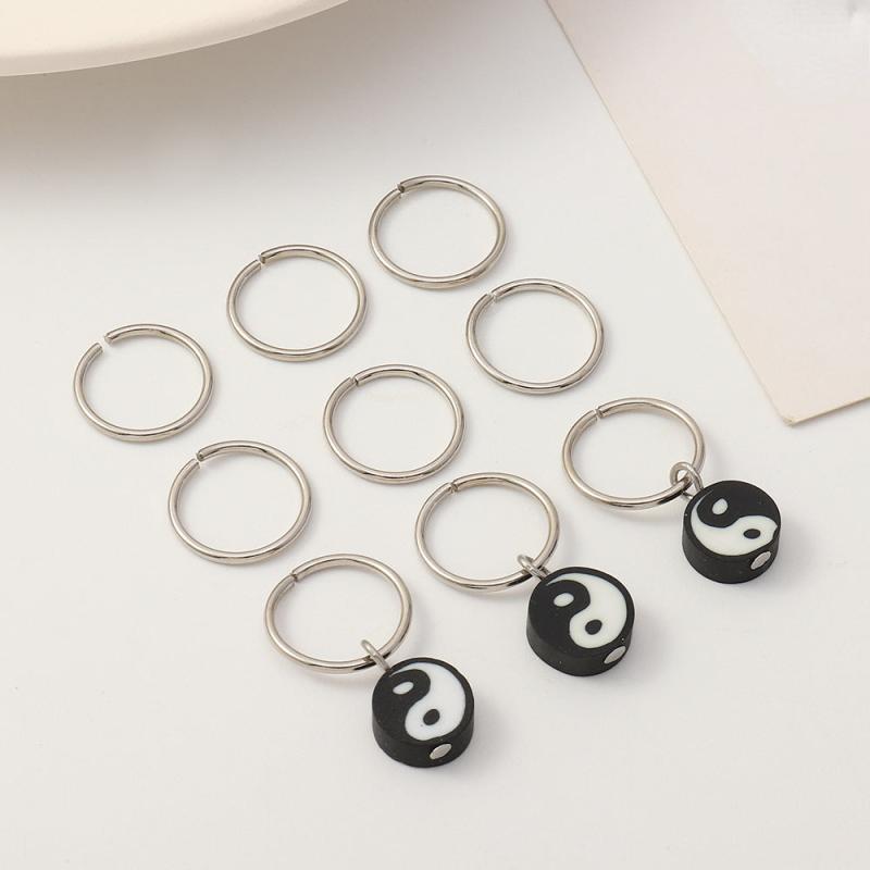 Flower Charm Hair Braid Clips Dreadlock Charms Clip