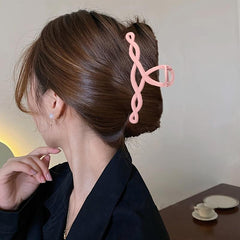 Solid Matte Hair Claw Clip Non Slip Strong Hold Grip Hair Jaw Clip