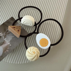 Cute Steamed Buns Hair Tie for Girls