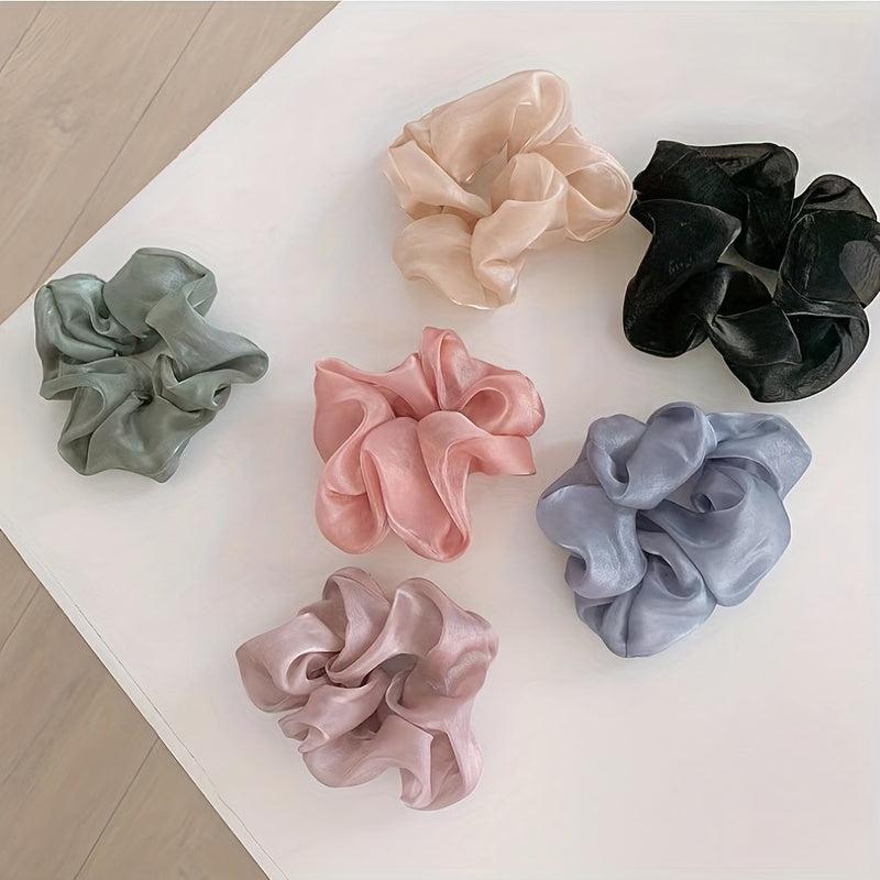 Satin Large Scrunchie Ponytail Hair Tie
