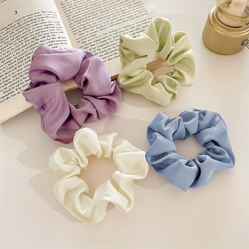 Satin Large Scrunchie Ponytail Hair Tie