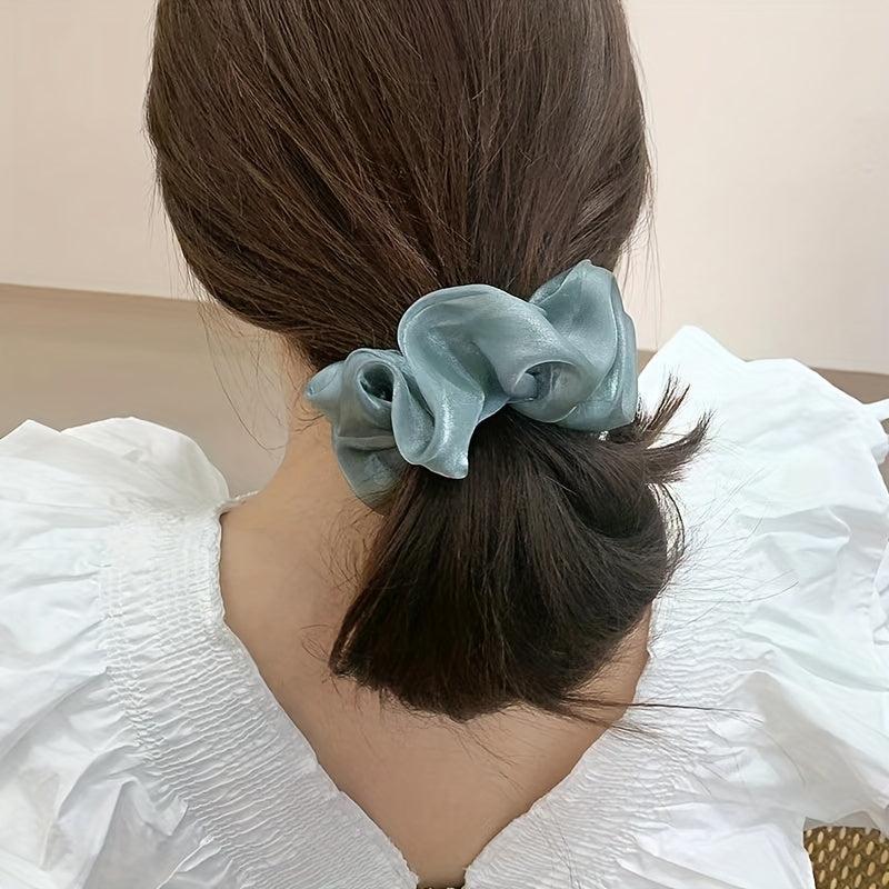 Satin Large Scrunchie Ponytail Hair Tie