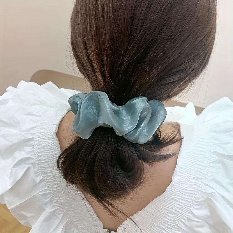 Satin Large Scrunchie Ponytail Hair Tie