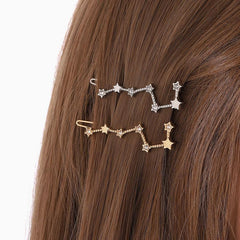 Rhinestone Star Decor Hair Clip for Women and Girls