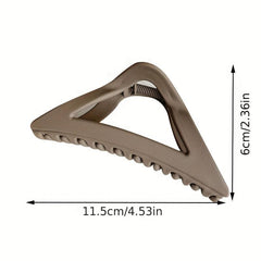 Matte Hair Claw Ponytail Holder Solid Shark Claw Hair Accessories