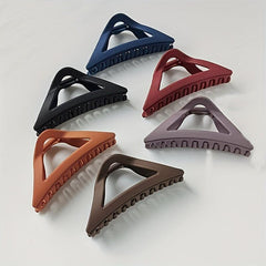 Matte Hair Claw Ponytail Holder Solid Shark Claw Hair Accessories