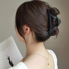 Matte Hair Claw Ponytail Holder Solid Shark Claw Hair Accessories