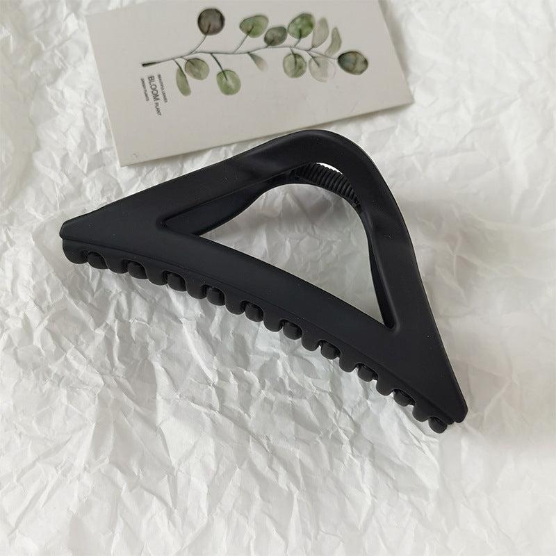 Matte Hair Claw Ponytail Holder Solid Shark Claw Hair Accessories