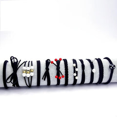12pcs Hair Tie Set Bow Knotted Hair Rope Pearl Elastic Ponytail Holder