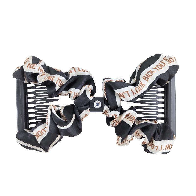 Elastic Silk Satin Magic Hair Combs Easy Combs Clips For Women