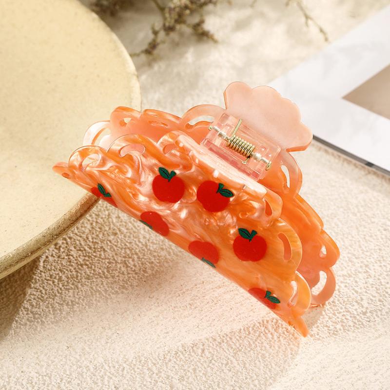Fruit Hair Claw Clips Large Sweet Styling Accessories 1pc